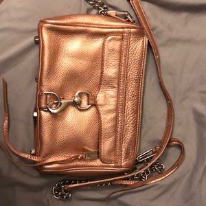 Rebecca Minkoff mini M.A.C rose gold